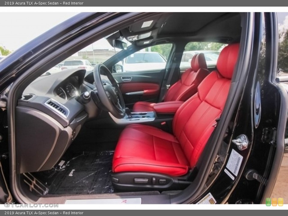 Red Interior Front Seat for the 2019 Acura TLX A-Spec Sedan #127631665