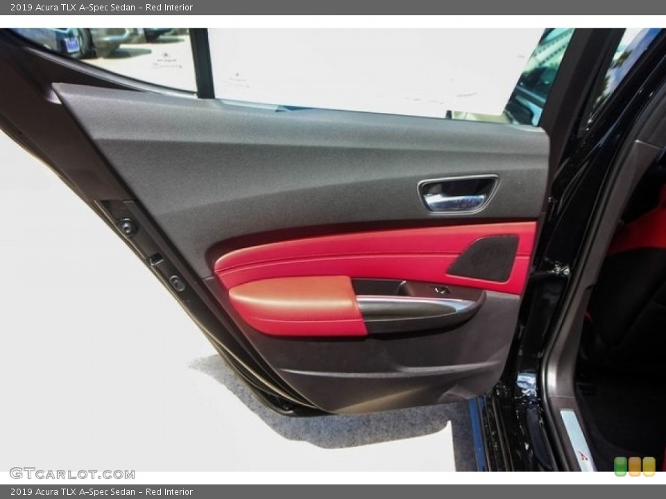 Red Interior Door Panel for the 2019 Acura TLX A-Spec Sedan #127631683
