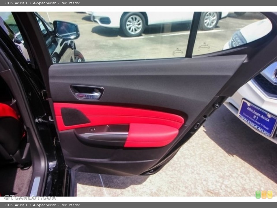 Red Interior Door Panel for the 2019 Acura TLX A-Spec Sedan #127631749