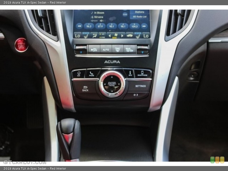 Red Interior Controls for the 2019 Acura TLX A-Spec Sedan #127631887