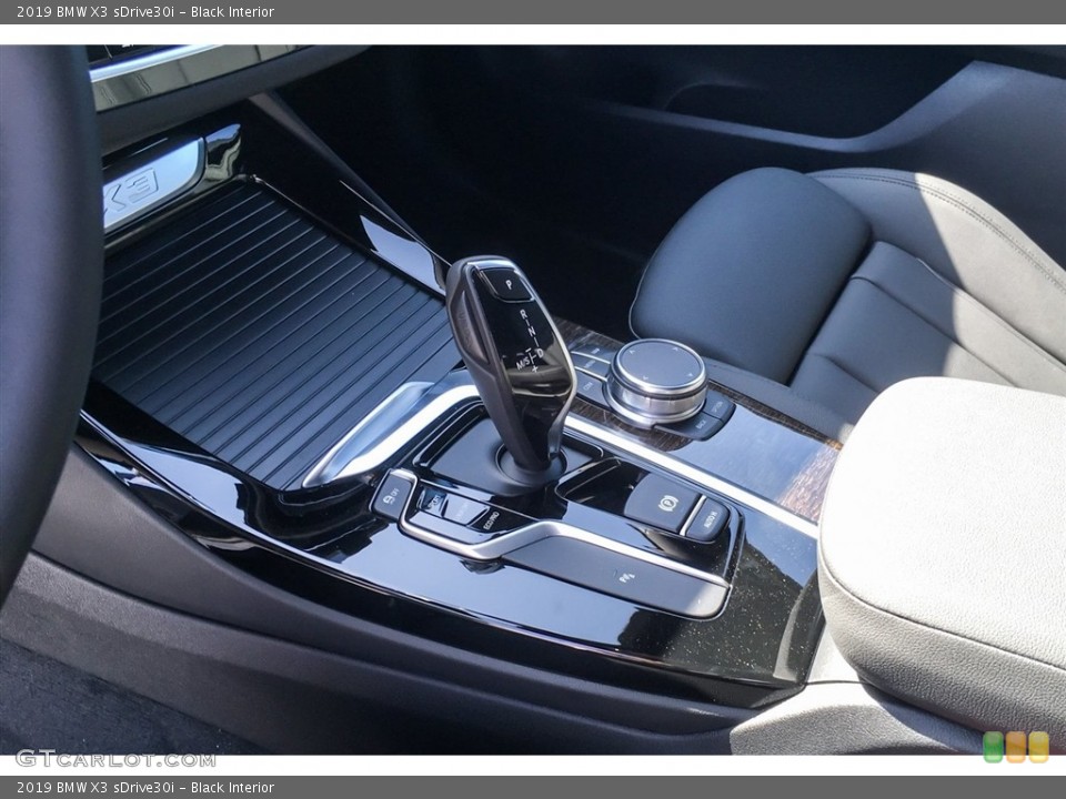 Black Interior Transmission for the 2019 BMW X3 sDrive30i #127643624