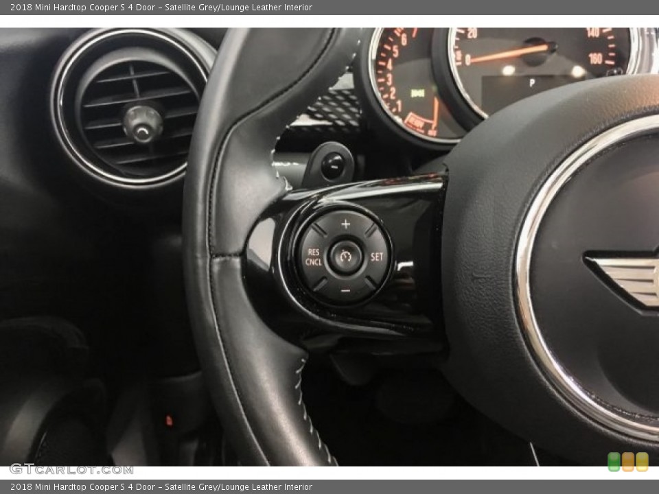 Satellite Grey/Lounge Leather Interior Steering Wheel for the 2018 Mini Hardtop Cooper S 4 Door #127648993