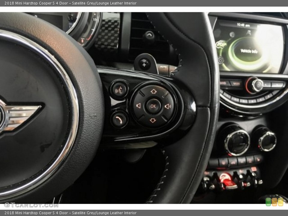 Satellite Grey/Lounge Leather Interior Steering Wheel for the 2018 Mini Hardtop Cooper S 4 Door #127649005