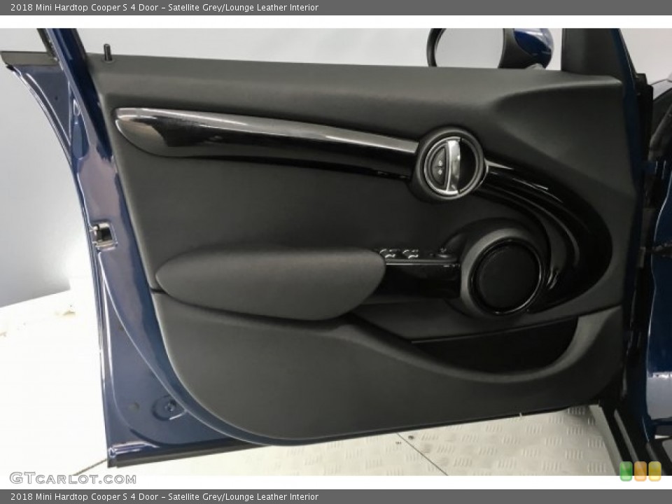 Satellite Grey/Lounge Leather Interior Door Panel for the 2018 Mini Hardtop Cooper S 4 Door #127649074