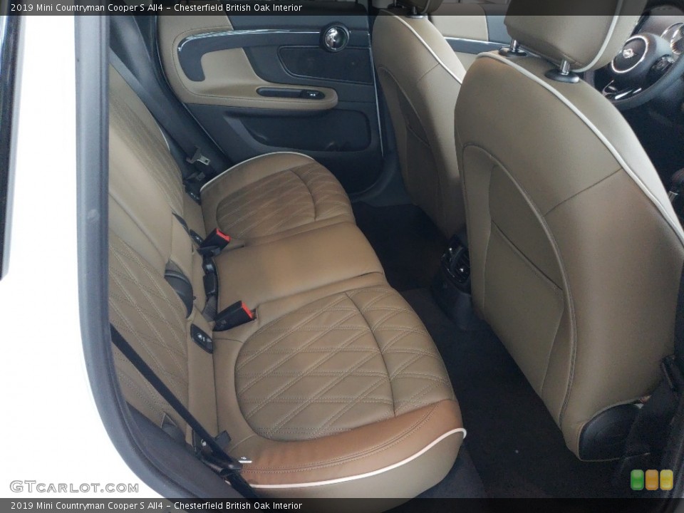 Chesterfield British Oak Interior Rear Seat for the 2019 Mini Countryman Cooper S All4 #127662718