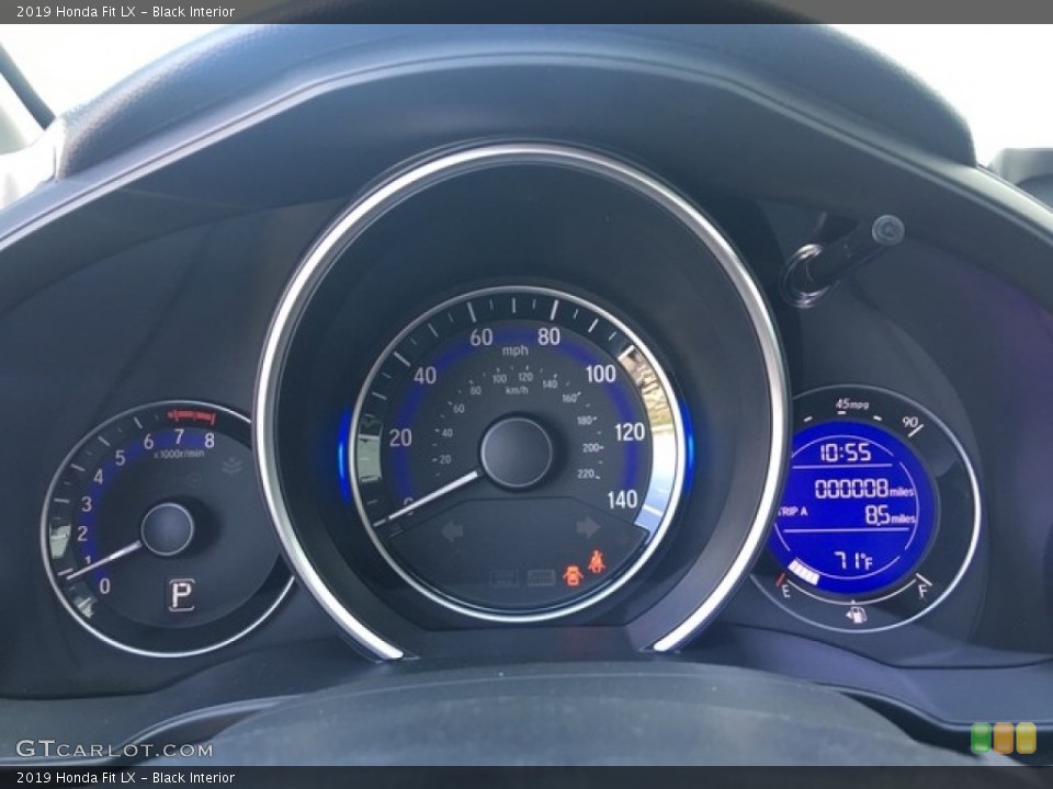 Black Interior Gauges for the 2019 Honda Fit LX #127676028