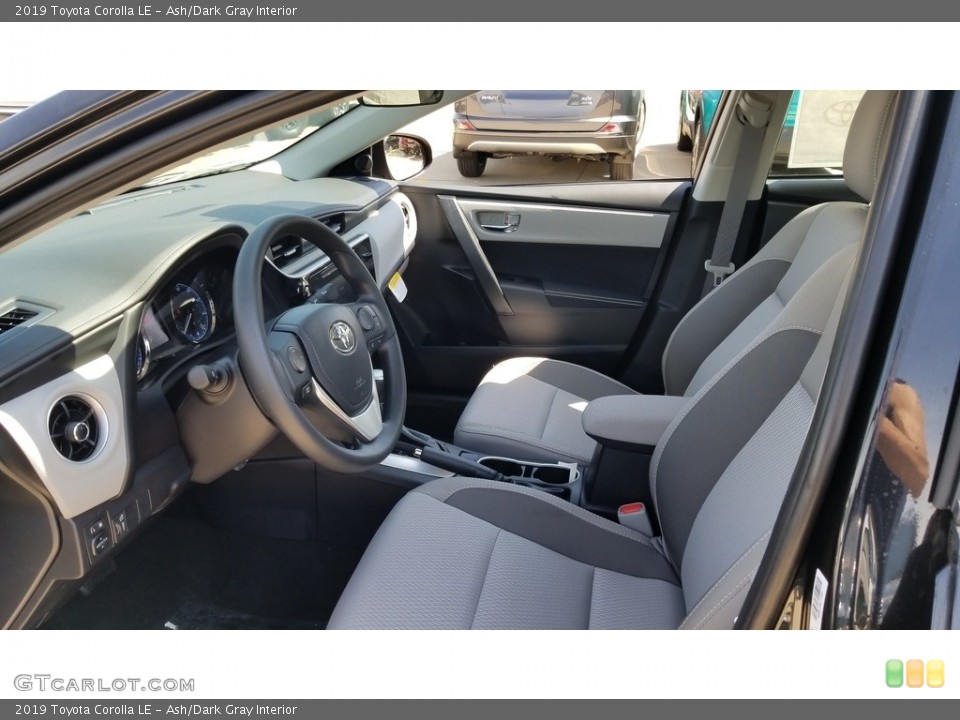 Ash/Dark Gray Interior Photo for the 2019 Toyota Corolla LE #127678512