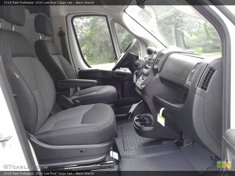 Black Interior Front Seat for the 2018 Ram ProMaster 1500 Low Roof Cargo Van #127684704