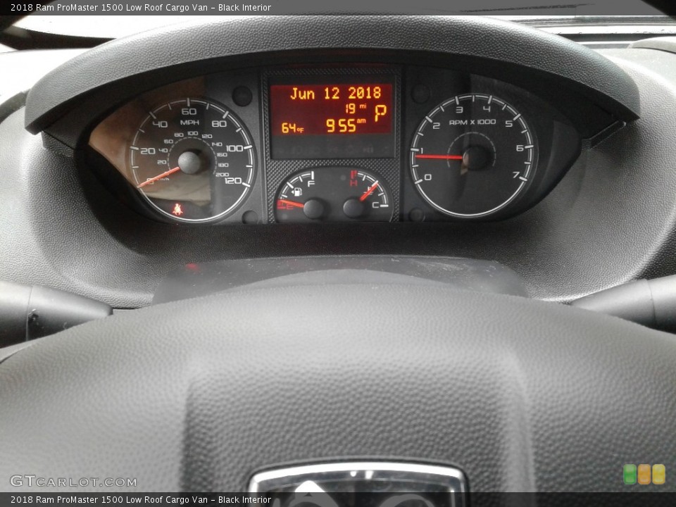 Black Interior Gauges for the 2018 Ram ProMaster 1500 Low Roof Cargo Van #127684788
