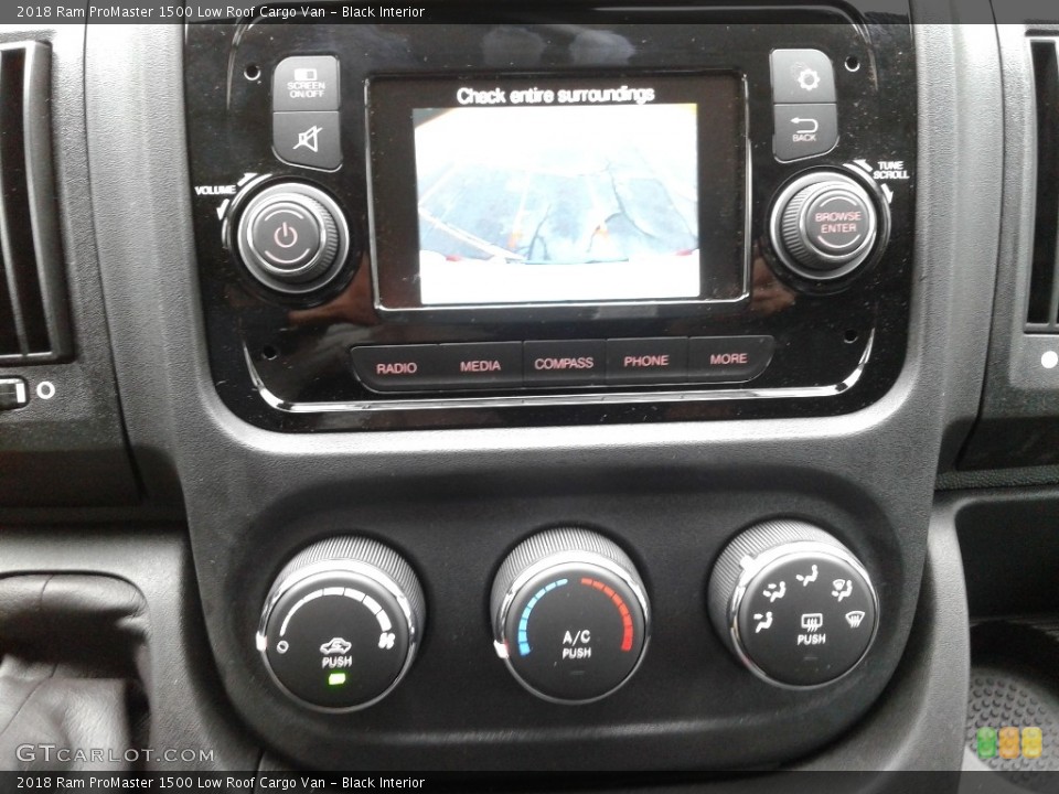 Black Interior Controls for the 2018 Ram ProMaster 1500 Low Roof Cargo Van #127684866