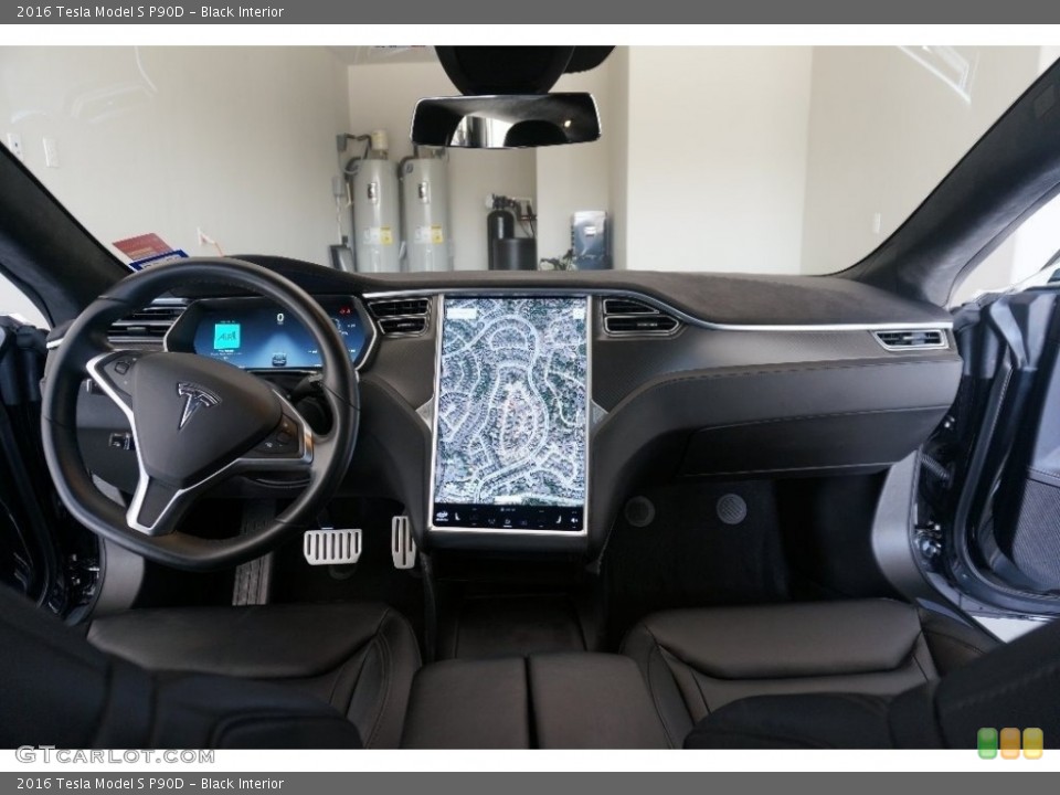 Black Interior Dashboard for the 2016 Tesla Model S P90D #127686633
