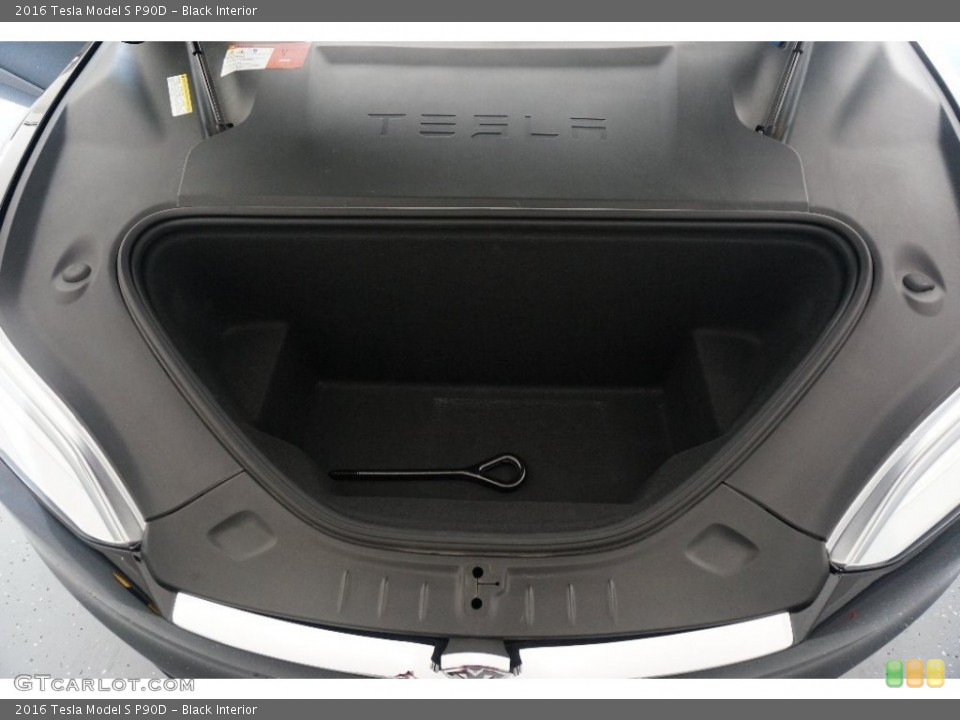Black Interior Trunk for the 2016 Tesla Model S P90D #127686666