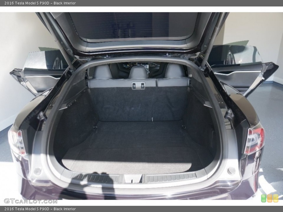 Black Interior Trunk for the 2016 Tesla Model S P90D #127686681