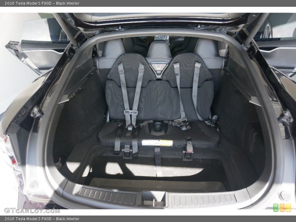 Black Interior Trunk for the 2016 Tesla Model S P90D #127686693