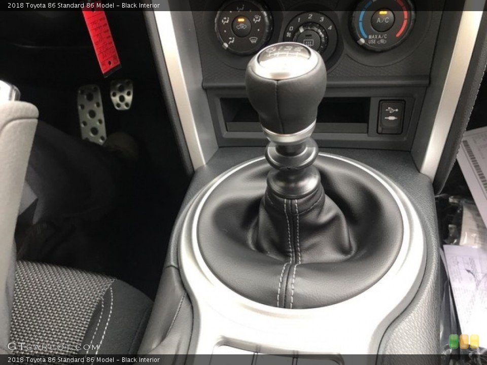 Black Interior Transmission for the 2018 Toyota 86  #127689624