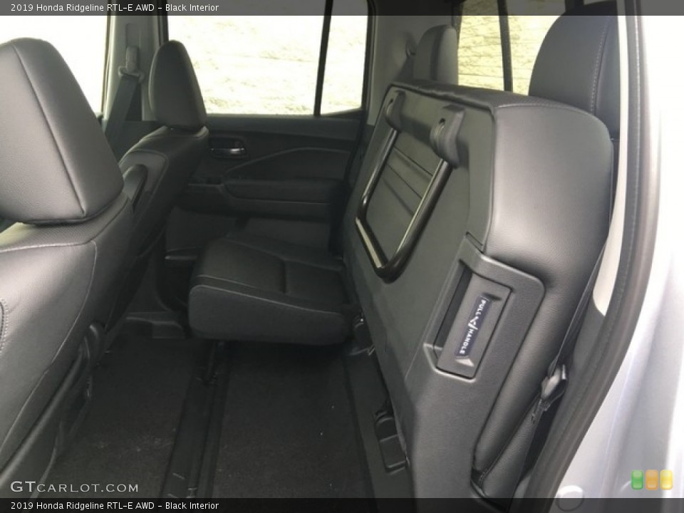 Black Interior Rear Seat for the 2019 Honda Ridgeline RTL-E AWD #127691178