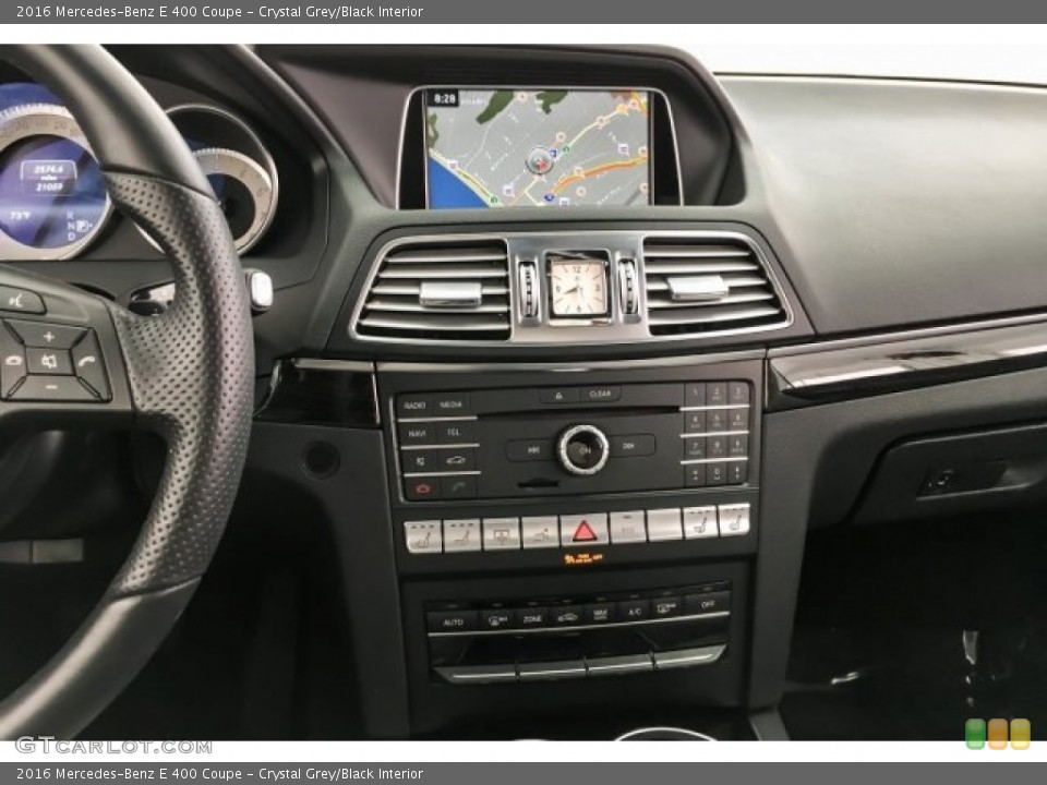 Crystal Grey/Black Interior Controls for the 2016 Mercedes-Benz E 400 Coupe #127691439