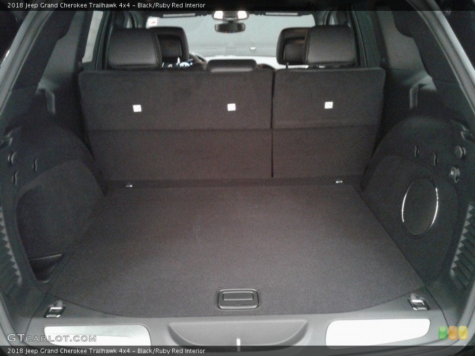 Black/Ruby Red Interior Trunk for the 2018 Jeep Grand Cherokee Trailhawk 4x4 #127709235
