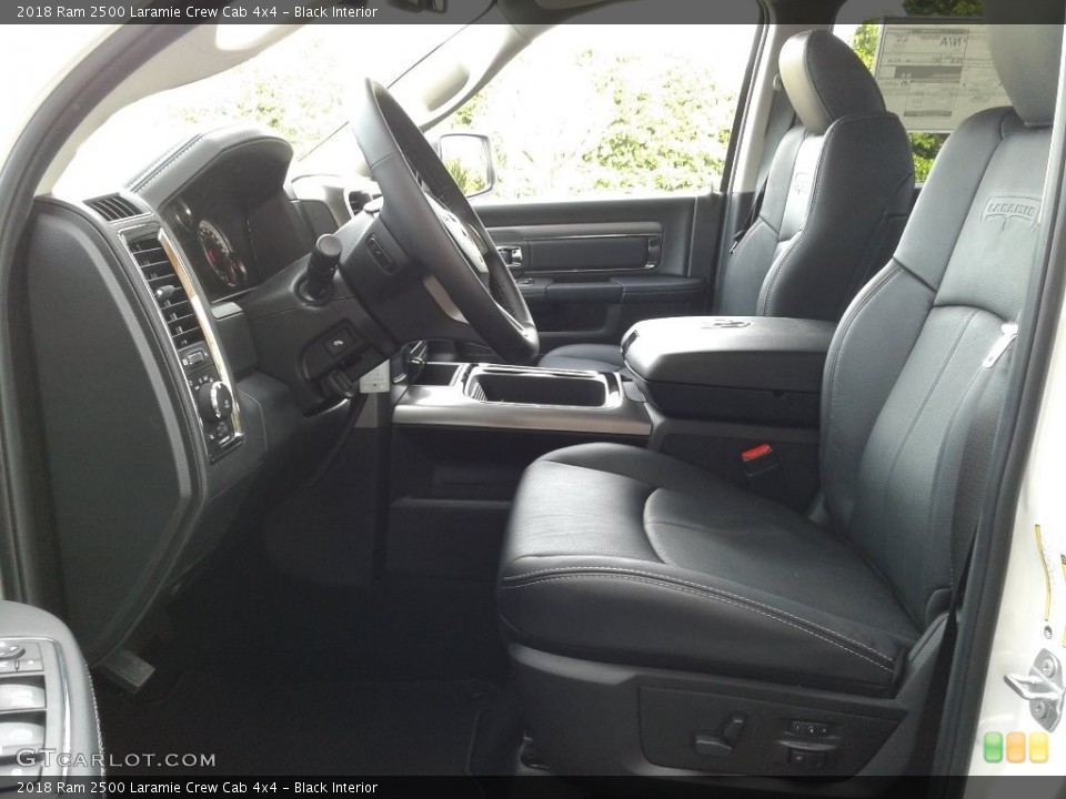 Black 2018 Ram 2500 Interiors