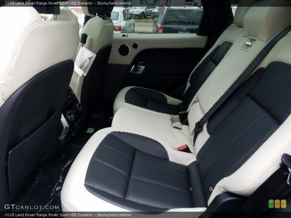 Ebony/Ivory 2018 Land Rover Range Rover Sport Interiors