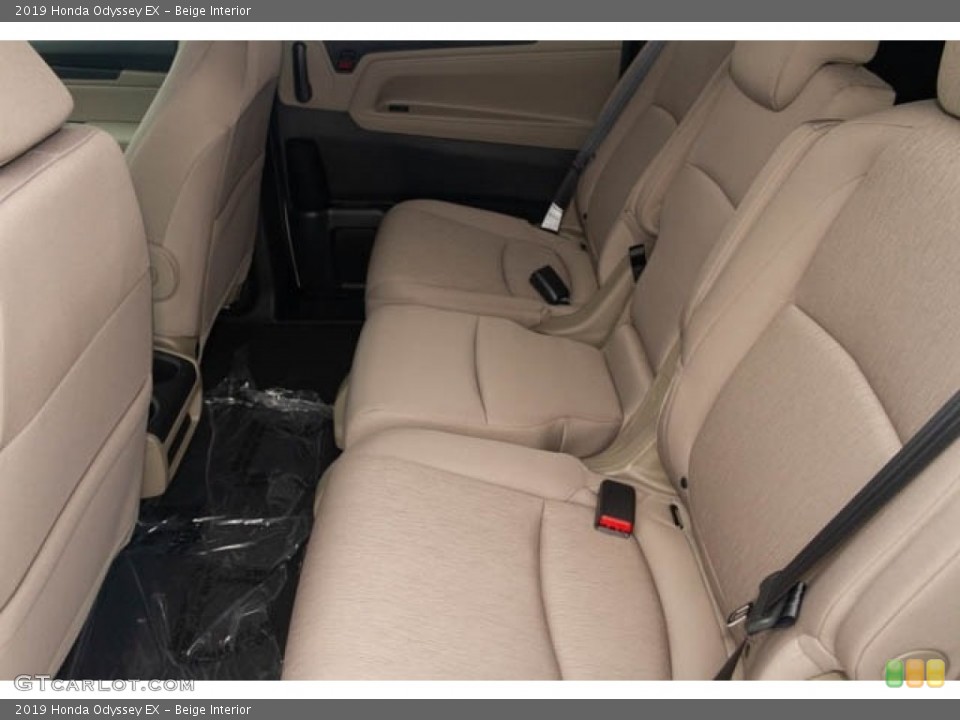 Beige Interior Rear Seat for the 2019 Honda Odyssey EX #127725802