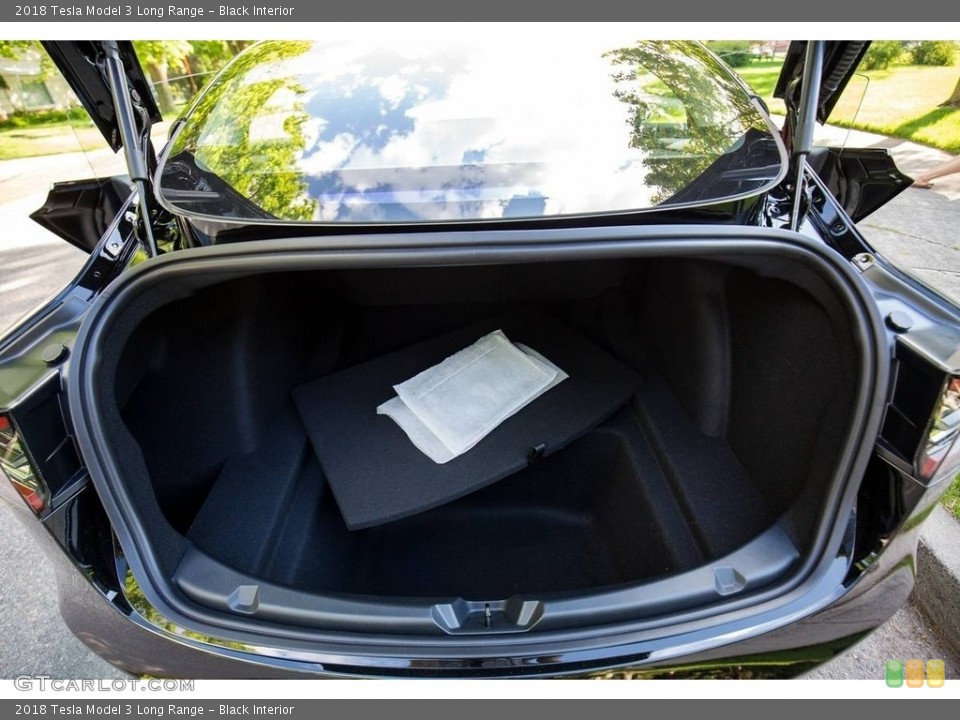 Black Interior Trunk for the 2018 Tesla Model 3 Long Range #127725817