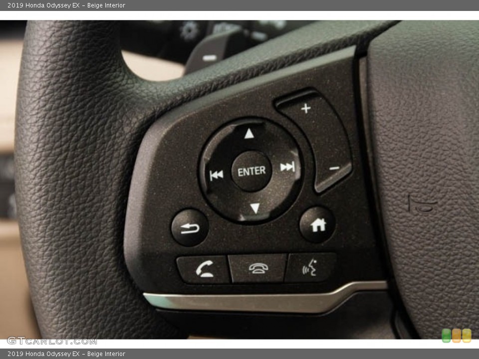 Beige Interior Controls for the 2019 Honda Odyssey EX #127725877