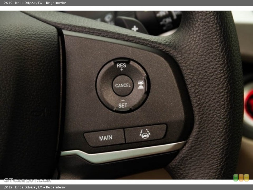 Beige Interior Controls for the 2019 Honda Odyssey EX #127725898
