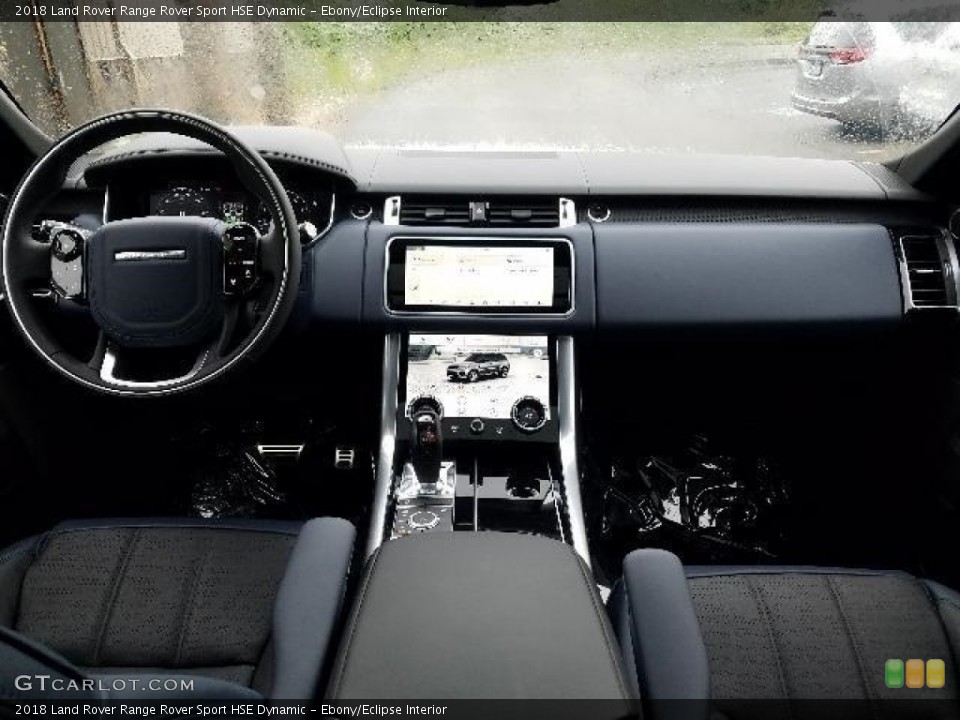 Ebony/Eclipse Interior Dashboard for the 2018 Land Rover Range Rover Sport HSE Dynamic #127726156