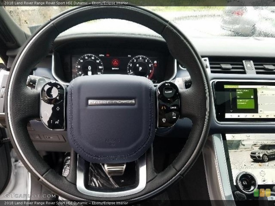 Ebony/Eclipse Interior Steering Wheel for the 2018 Land Rover Range Rover Sport HSE Dynamic #127726378