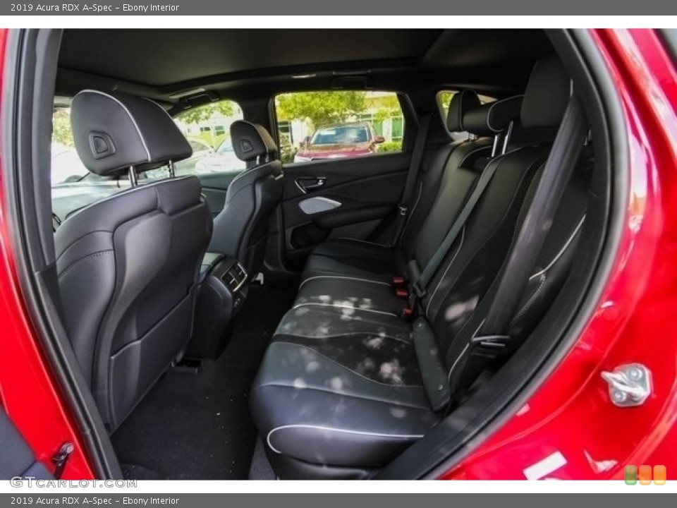 Ebony Interior Rear Seat for the 2019 Acura RDX A-Spec #127729087