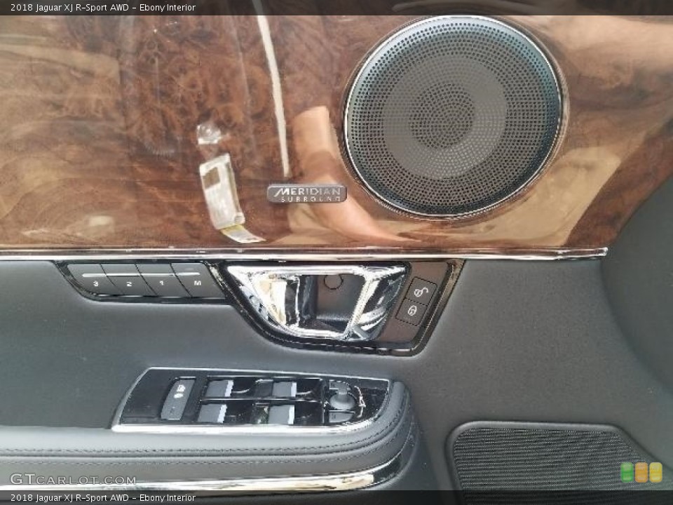 Ebony Interior Controls for the 2018 Jaguar XJ R-Sport AWD #127742051
