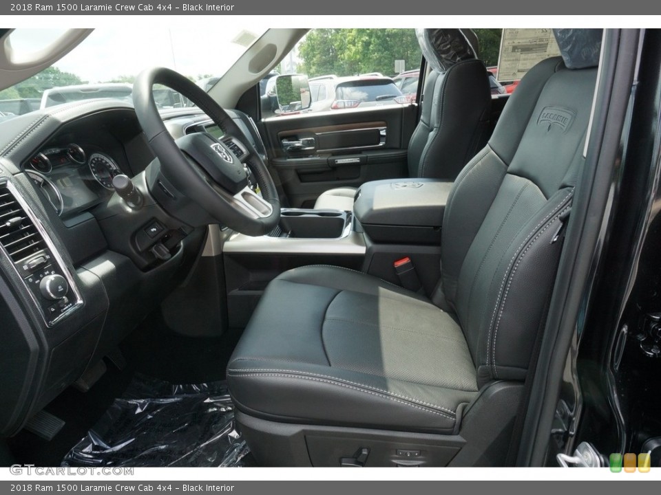 Black Interior Photo for the 2018 Ram 1500 Laramie Crew Cab 4x4 #127746857