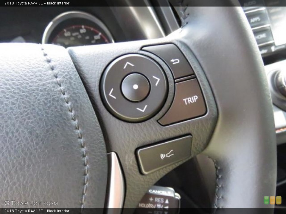 Black Interior Controls for the 2018 Toyota RAV4 SE #127746953