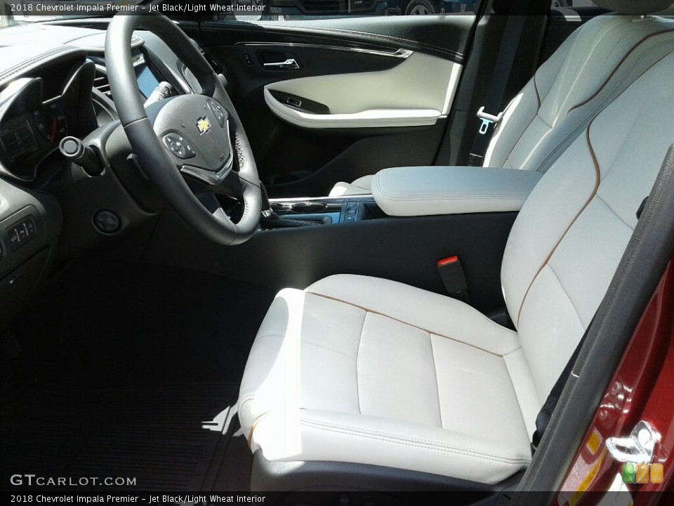 Jet Black/Light Wheat Interior Photo for the 2018 Chevrolet Impala Premier #127762079