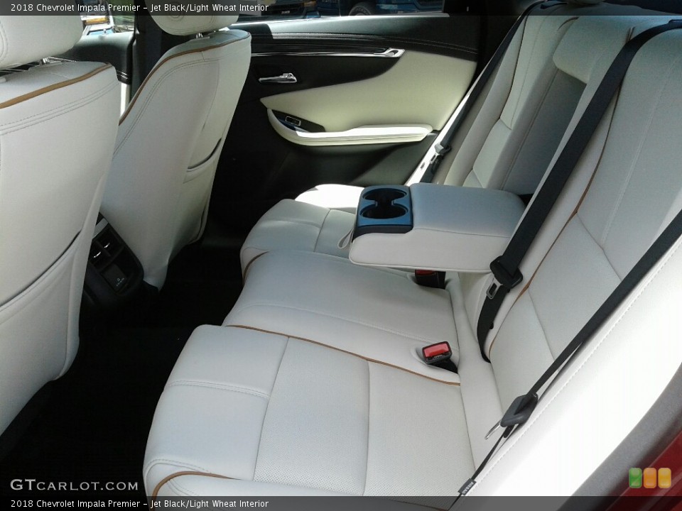 Jet Black/Light Wheat Interior Rear Seat for the 2018 Chevrolet Impala Premier #127762094