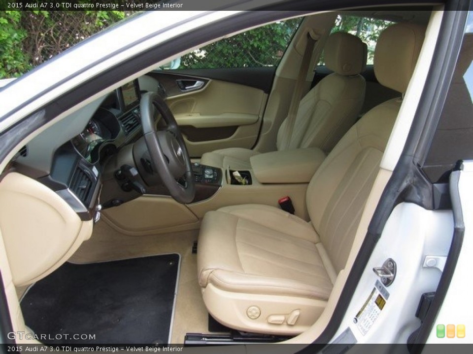 Velvet Beige Interior Photo for the 2015 Audi A7 3.0 TDI quattro Prestige #127770054