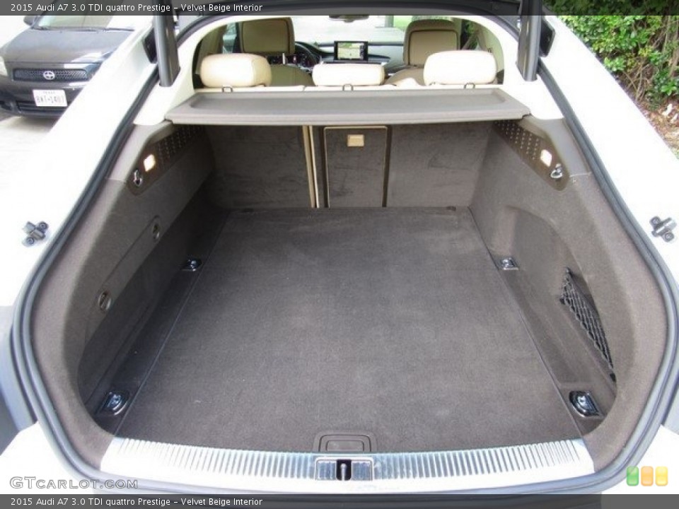 Velvet Beige Interior Trunk for the 2015 Audi A7 3.0 TDI quattro Prestige #127770327