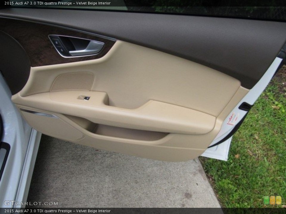 Velvet Beige Interior Door Panel for the 2015 Audi A7 3.0 TDI quattro Prestige #127770372