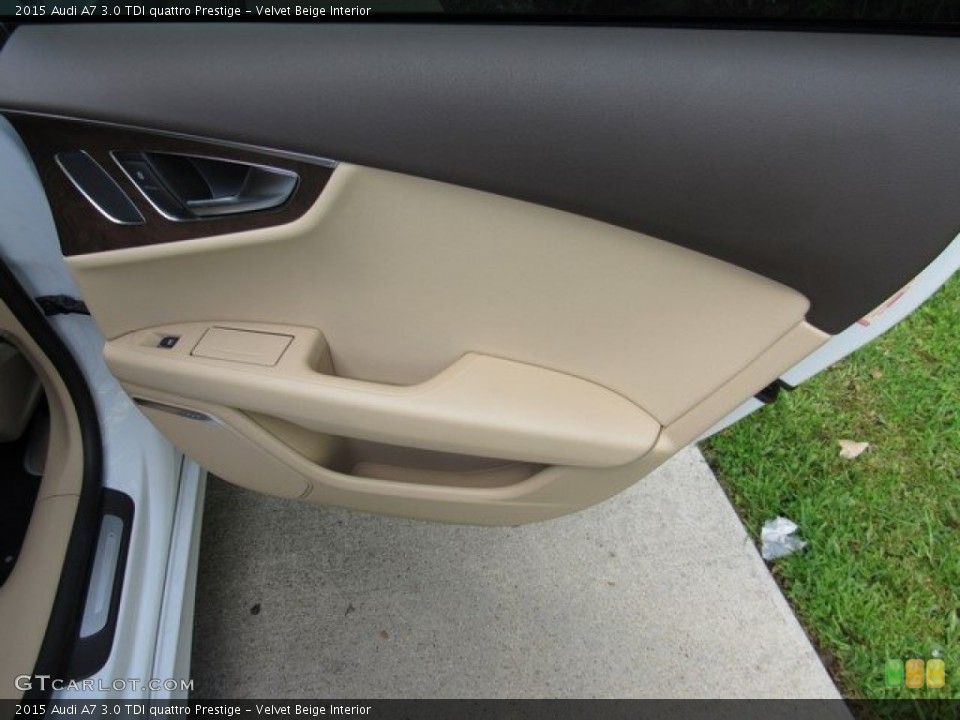 Velvet Beige Interior Door Panel for the 2015 Audi A7 3.0 TDI quattro Prestige #127770390