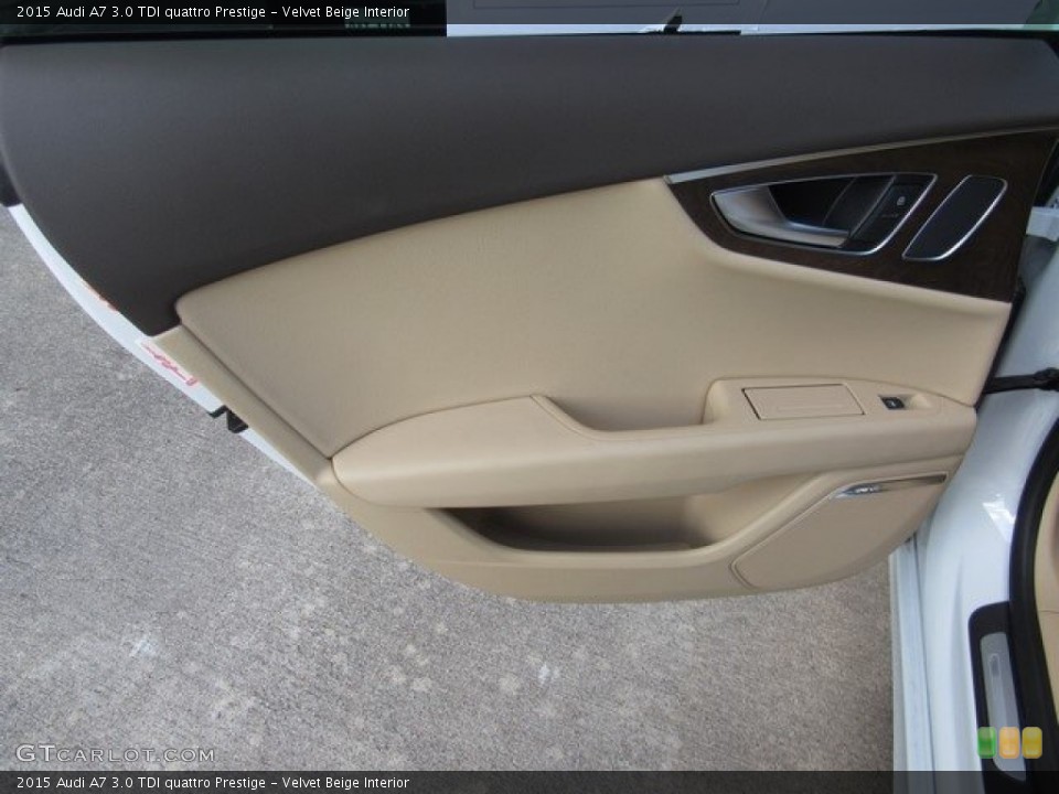 Velvet Beige Interior Door Panel for the 2015 Audi A7 3.0 TDI quattro Prestige #127770411