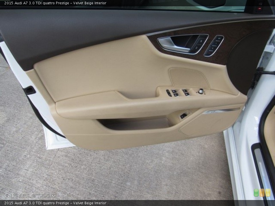 Velvet Beige Interior Door Panel for the 2015 Audi A7 3.0 TDI quattro Prestige #127770426