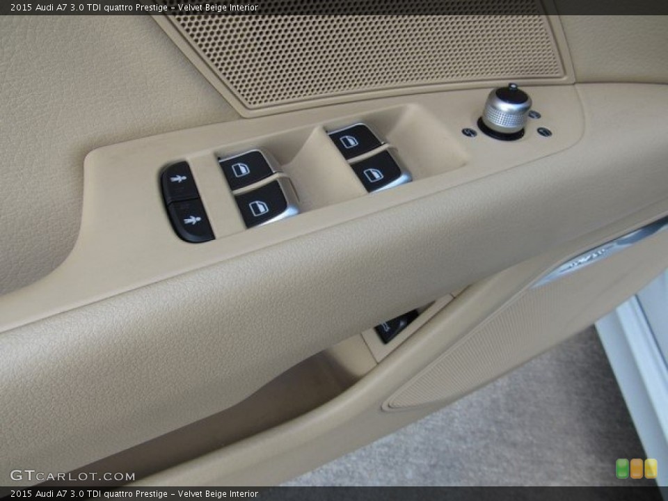 Velvet Beige Interior Controls for the 2015 Audi A7 3.0 TDI quattro Prestige #127770435