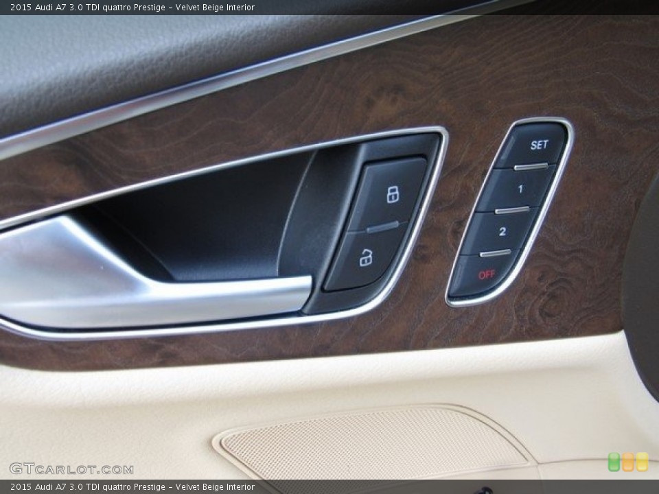 Velvet Beige Interior Controls for the 2015 Audi A7 3.0 TDI quattro Prestige #127770456