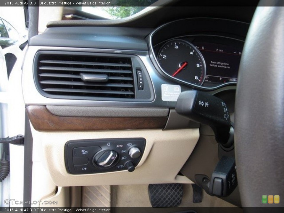 Velvet Beige Interior Controls for the 2015 Audi A7 3.0 TDI quattro Prestige #127770486