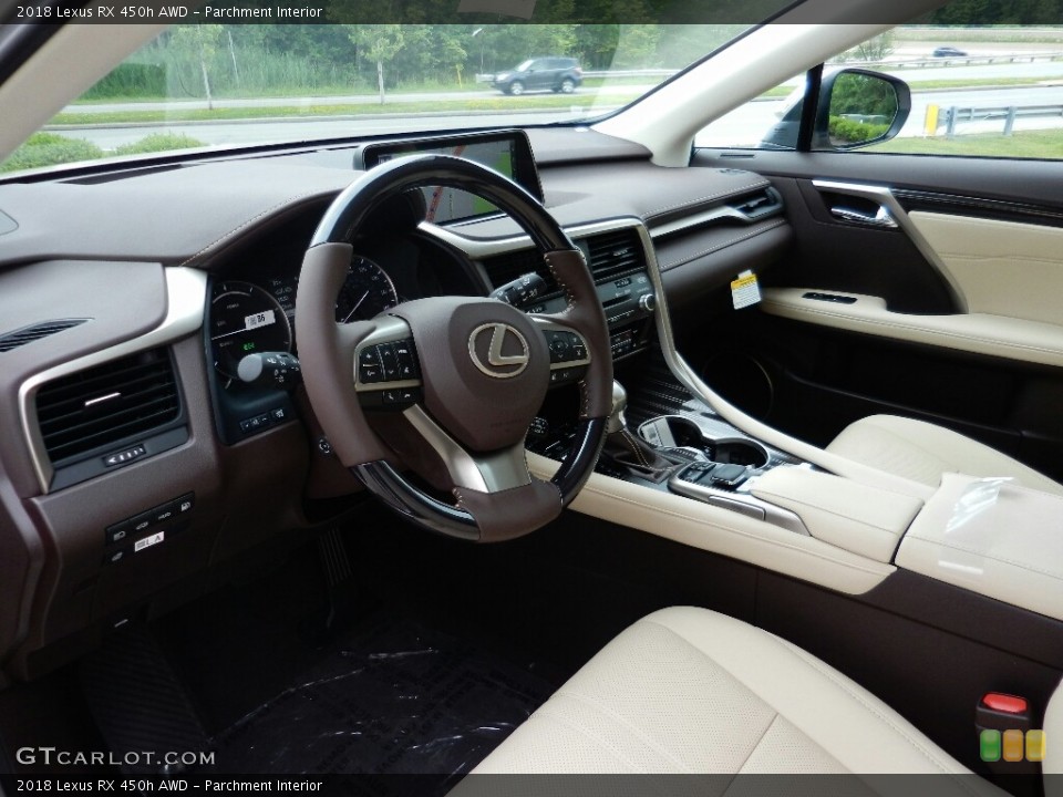 Parchment Interior Photo for the 2018 Lexus RX 450h AWD #127773288