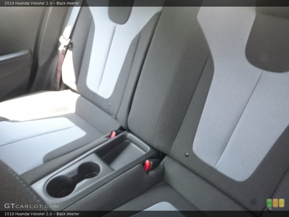 Black Interior Rear Seat for the 2019 Hyundai Veloster 2.0 #127784760