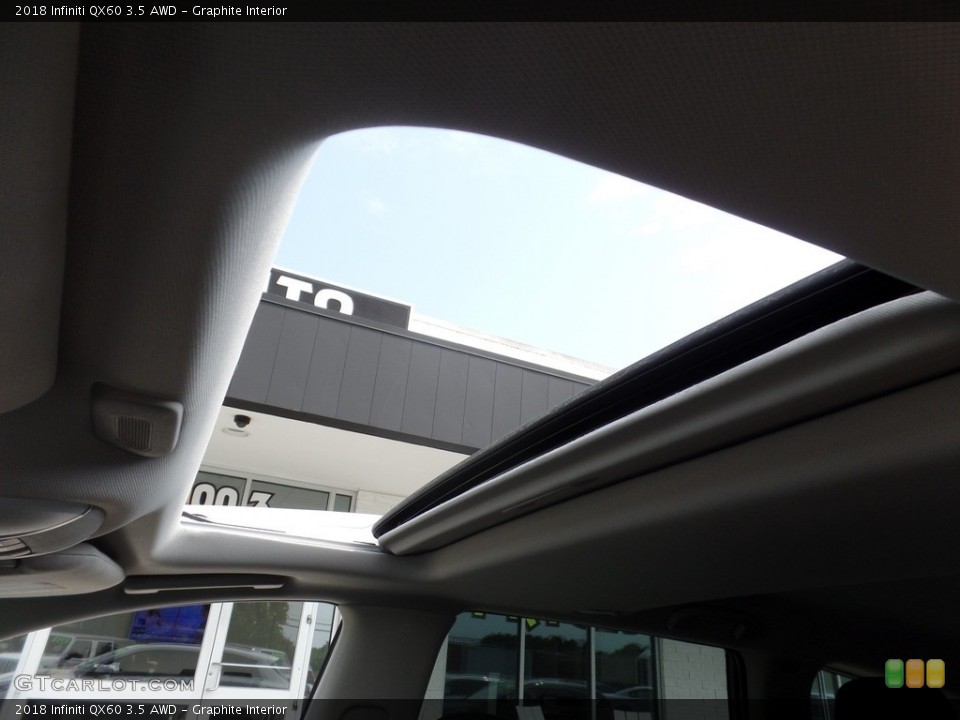 Graphite Interior Sunroof for the 2018 Infiniti QX60 3.5 AWD #127789356