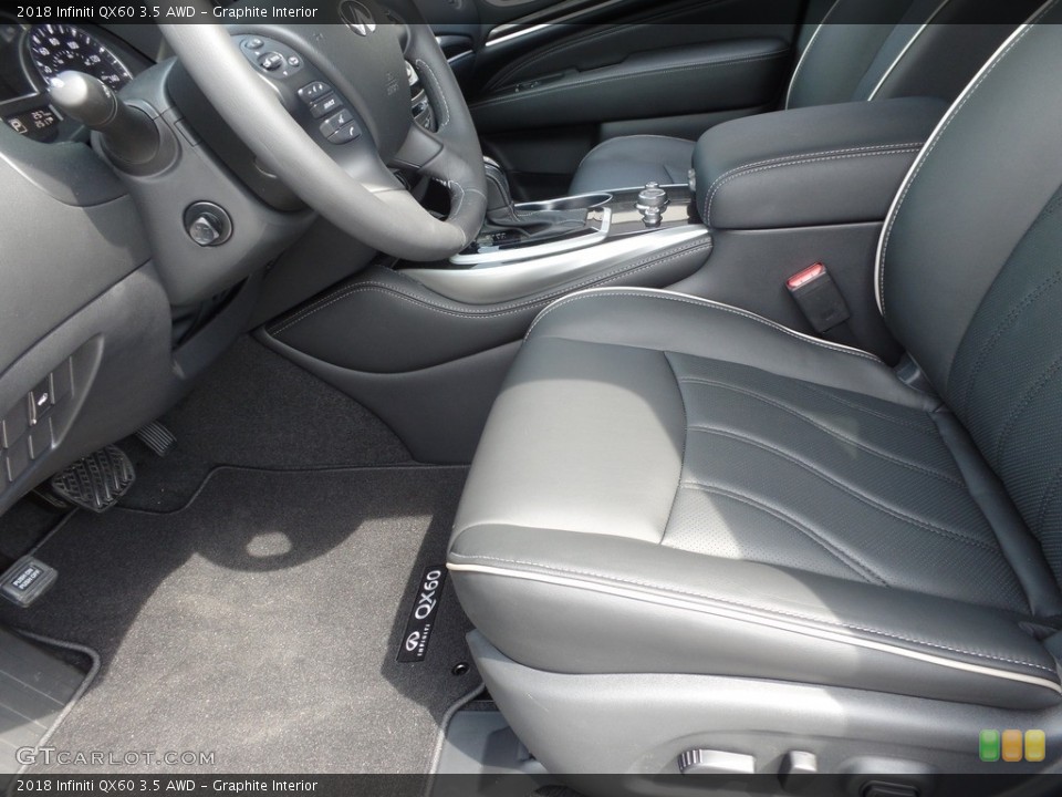 Graphite Interior Front Seat for the 2018 Infiniti QX60 3.5 AWD #127789368