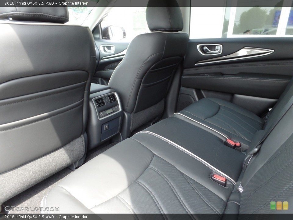 Graphite Interior Rear Seat for the 2018 Infiniti QX60 3.5 AWD #127789380